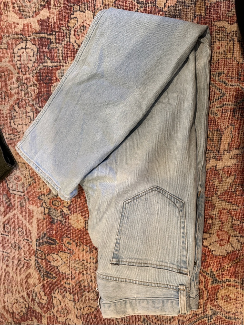 rag & bone Light Wash Straight Jeans